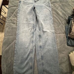 PacSun Light Blue Straight Leg Women's Jeans